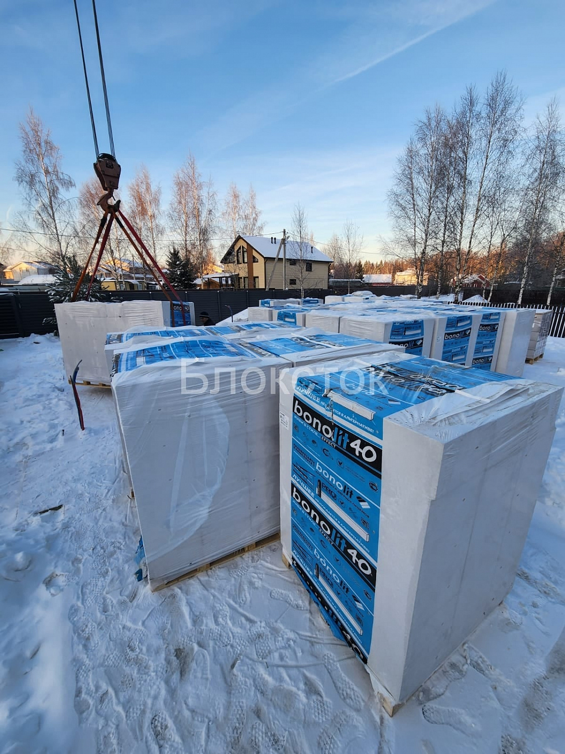 Газобетонные блоки Бонолит Дмитров D400 625х200х250 стеновые