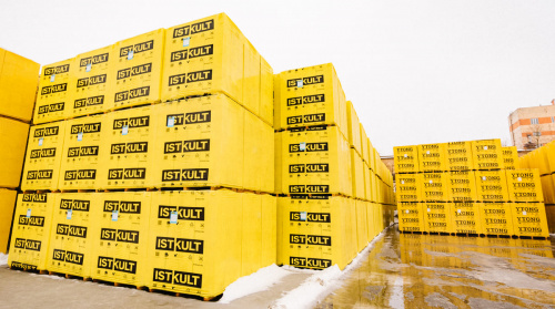 Газобетонные блоки Istkult D500 625х750х150 Jumbo перегородочные