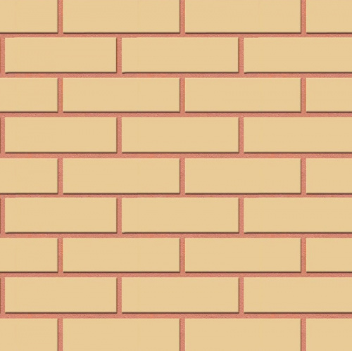 Облицовочный кирпич Голицынский одинарный 1 НФ Желтый (слоновая кость) гладкий
